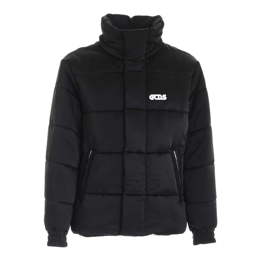 Gcds Nylon Down Jacket With Logo